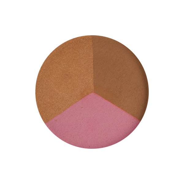 Bronzer / Highlighter Godet Pan Refill - California Dream Triangle