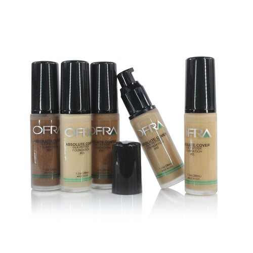 Absolute Cover Silk Peptide Foundation - Ofra Cosmetics
 - 1